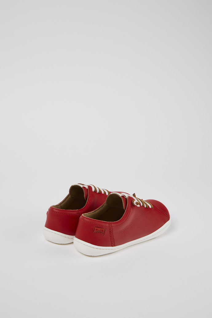 Camper Peu - Roter Kinderschuh aus Leder.
