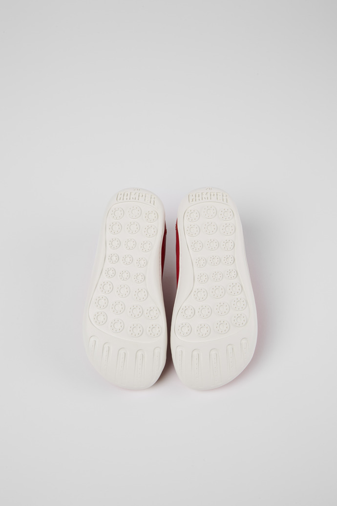 Camper Peu - Roter Kinderschuh aus Leder.