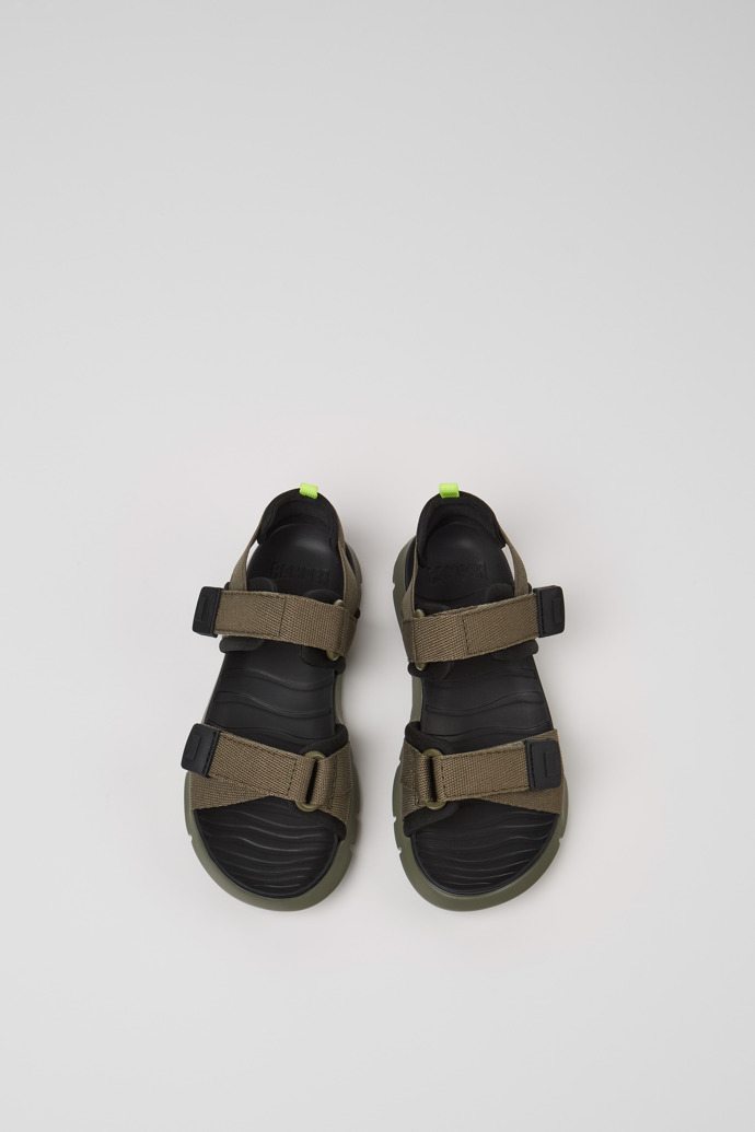 Camper Oruga - Mehrfarbige Kindersandalen aus Textil.