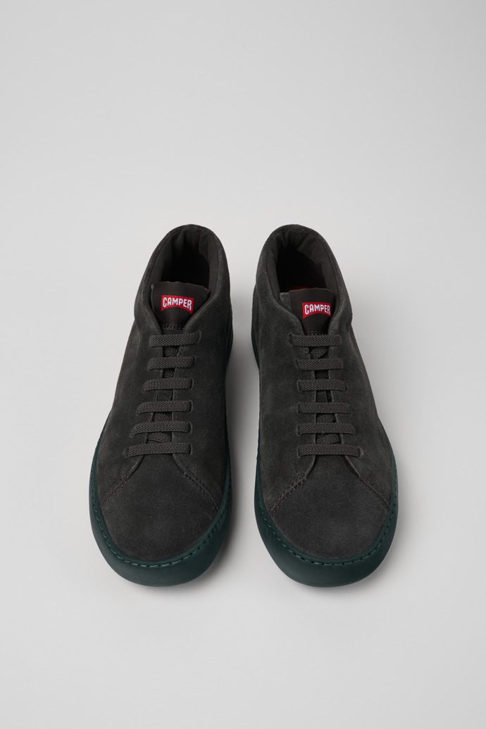 Camper Peu Touring - Grauer Herrensneaker aus Nubukleder
