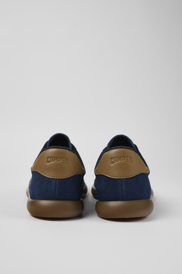 Camper Pelotas Soller - Blauer Herrensneaker aus Nubukleder/Leder