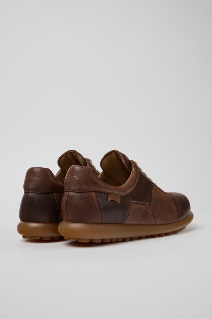 Camper Twins - Brauner Herrenschuh aus Leder.