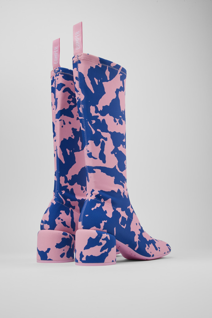 Camper Niki - Mehrfarbige Damenstiefel aus Textil