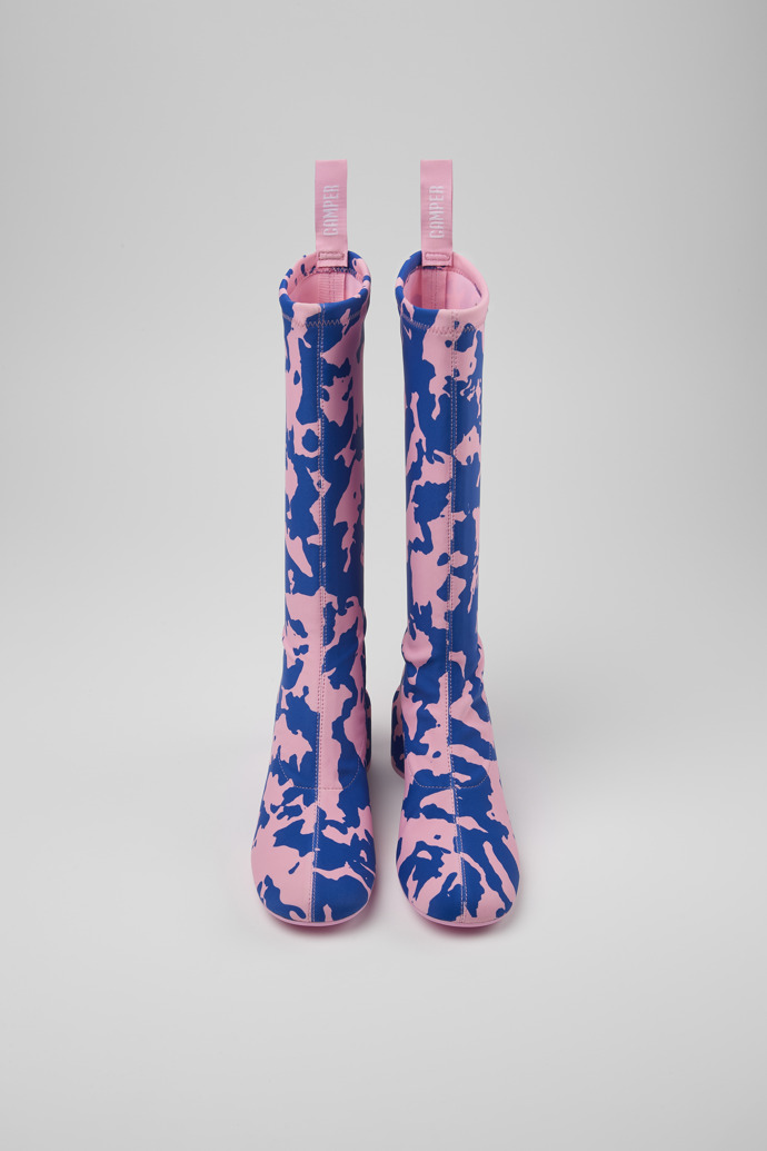 Camper Niki - Mehrfarbige Damenstiefel aus Textil