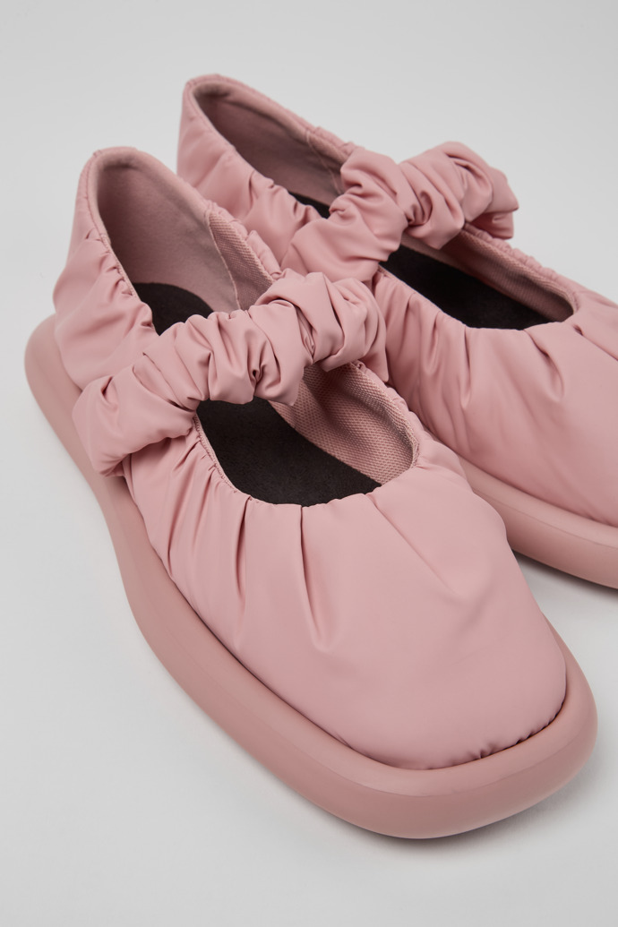 Camper Onda - Rosafarbener Mary Jane-Damenschuh aus Textil