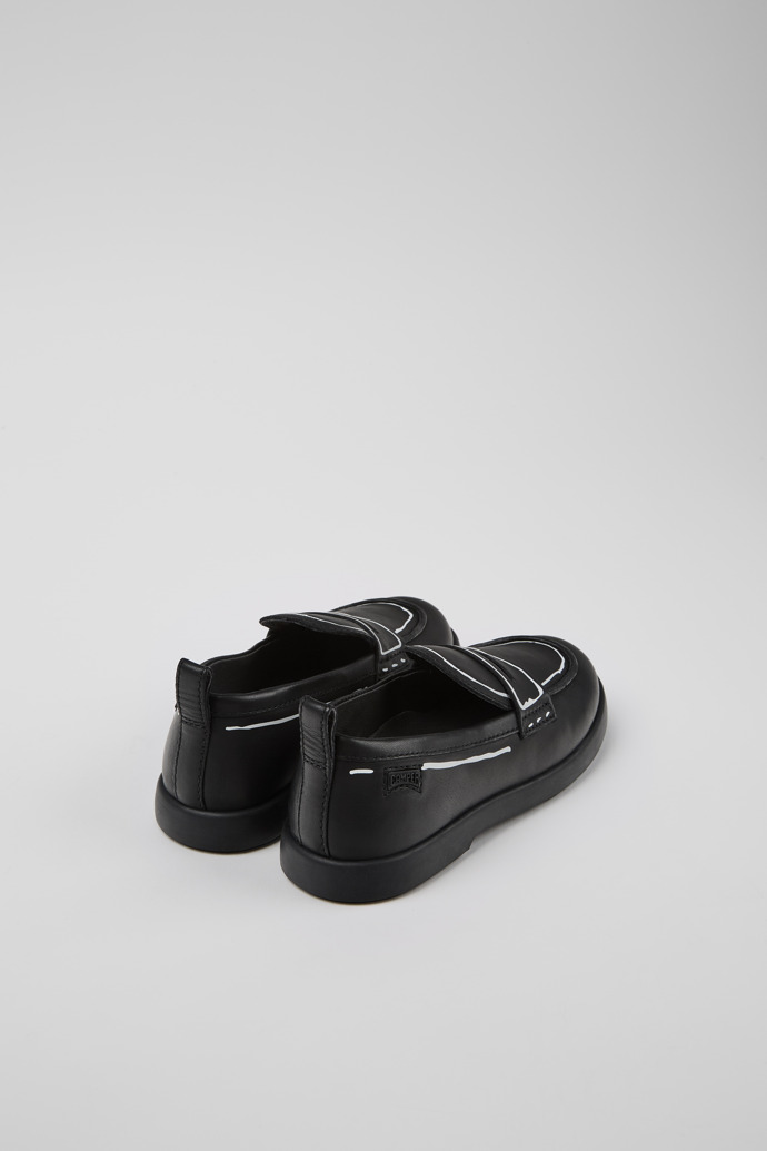 Camper Twins - Schwarzer Kinderschuh aus Leder