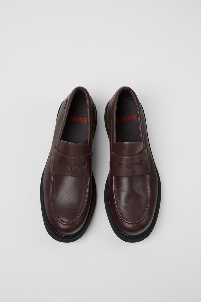 Camper Norman - Brauner Herrenschuh aus Leder.