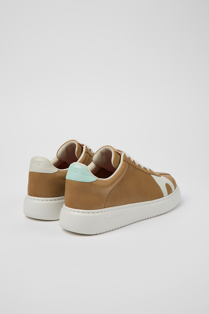 Camper Twins - Braune Ledersneaker für Damen