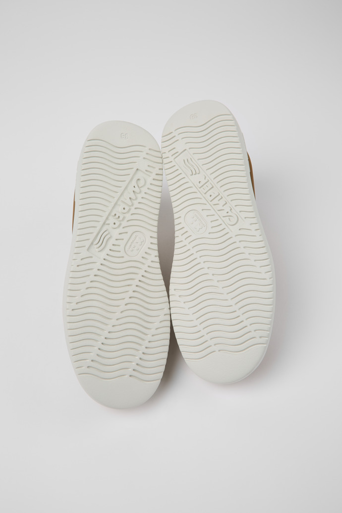 Camper Twins - Braune Ledersneaker für Damen