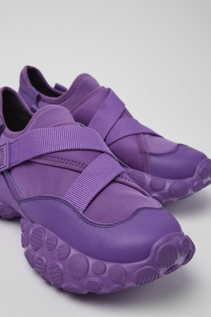 Camper Pelotas Mars - Violetter Herrensneaker aus Textil/Leder