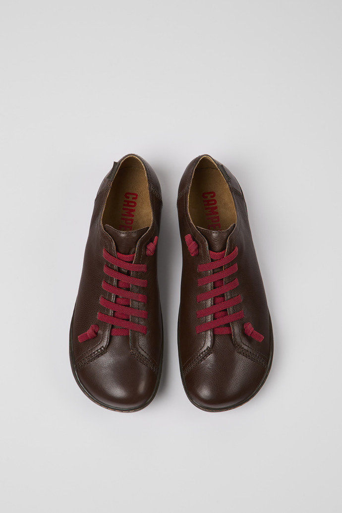 Camper Peu - Brauner Lederschuh für Damen