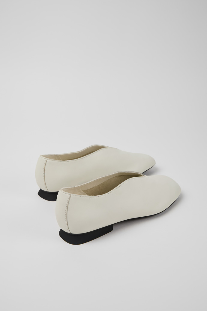 Camper Casi Myra - Weißer Frauenschuh aus Leder.