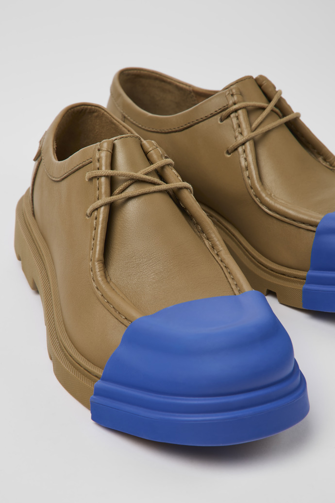 Camper Junction - Braune Wallabee-Lederschuhe für Damen