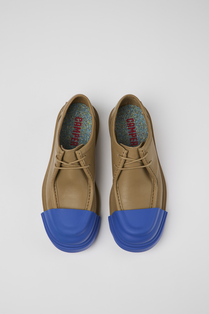 Camper Junction - Braune Wallabee-Lederschuhe für Damen