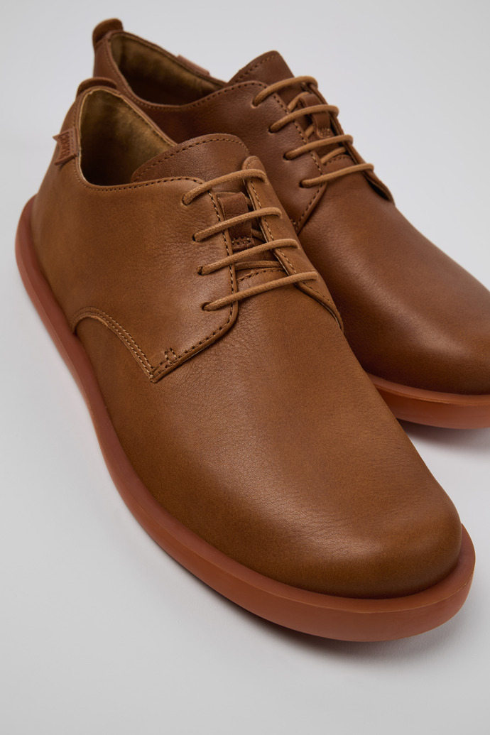 Camper Wagon - Brauner Herrenschuh aus Leder.