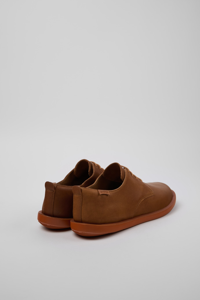 Camper Wagon - Brauner Herrenschuh aus Leder.
