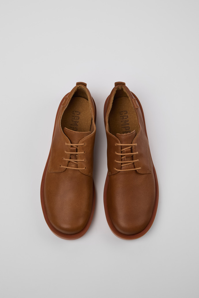 Camper Wagon - Brauner Herrenschuh aus Leder.
