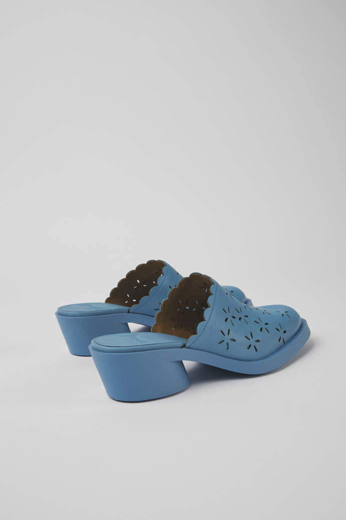Camper Bonnie - Blaue Damenpantolette aus Leder