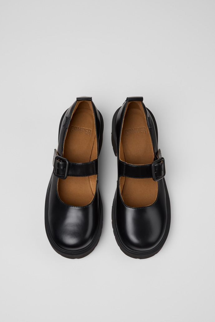 Camper Milah - Schwarzer Damenschuh aus Leder.