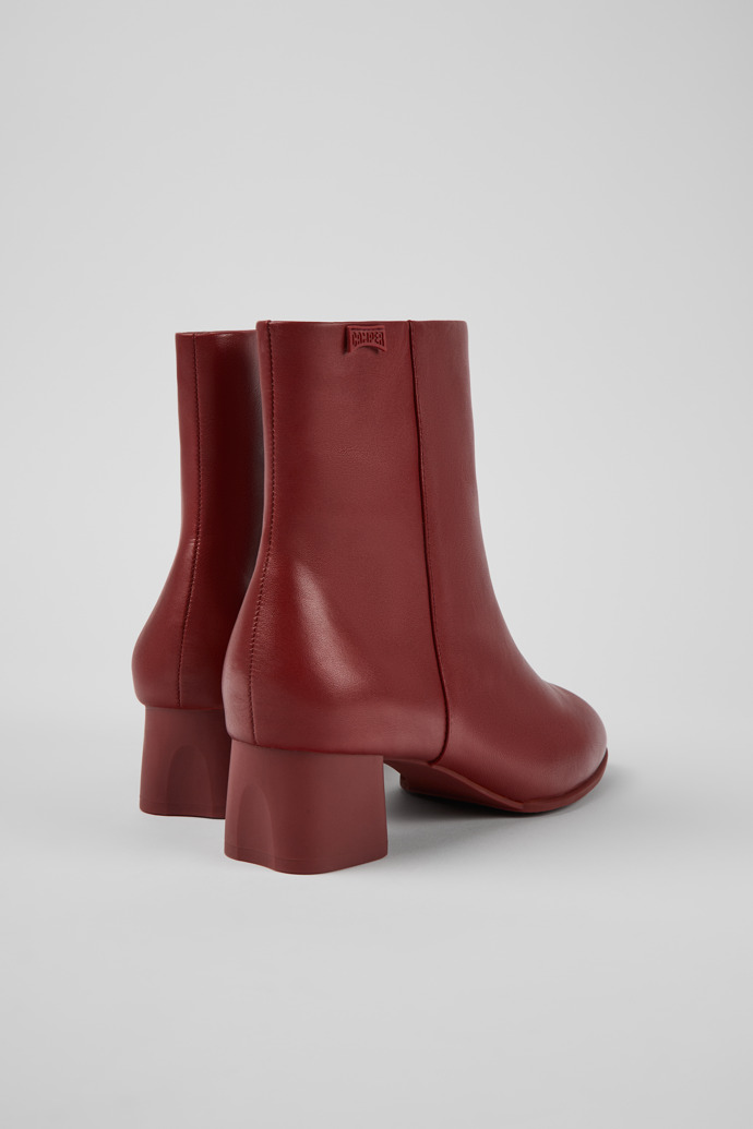 Camper Katie - Weinrote Damenstiefelette aus Leder