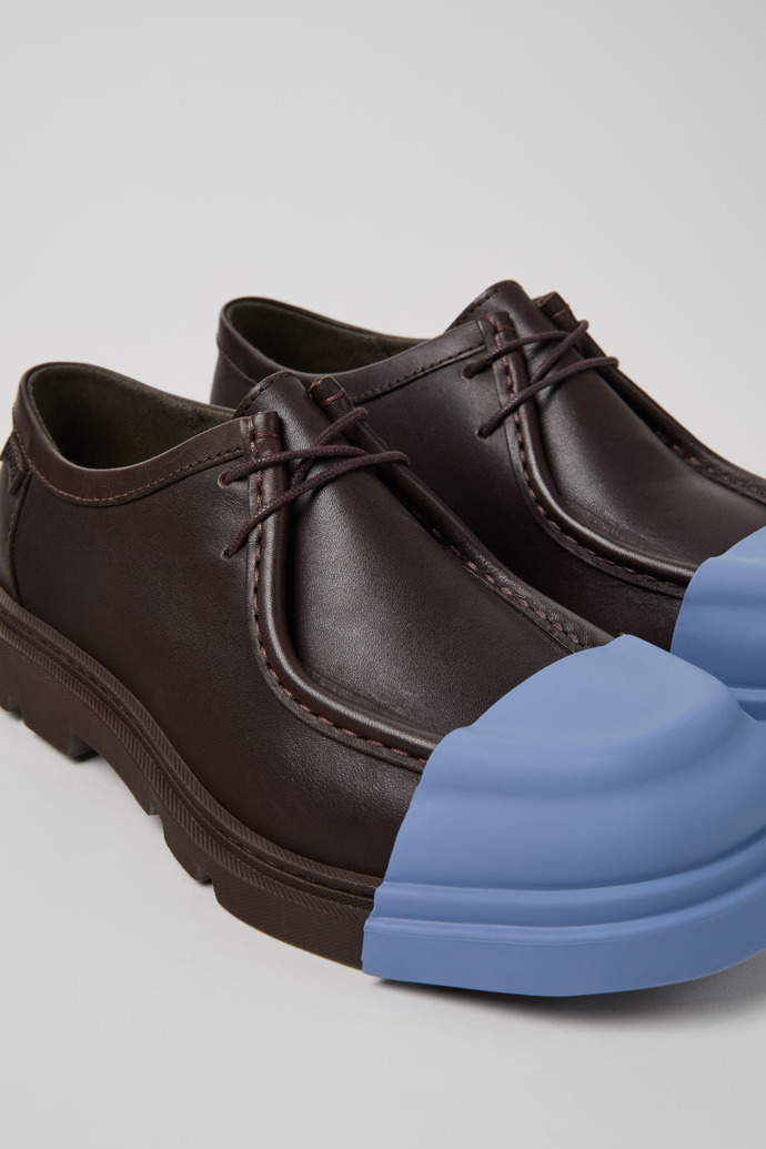 Camper Junction - Brauner Lederschuh für Damen.