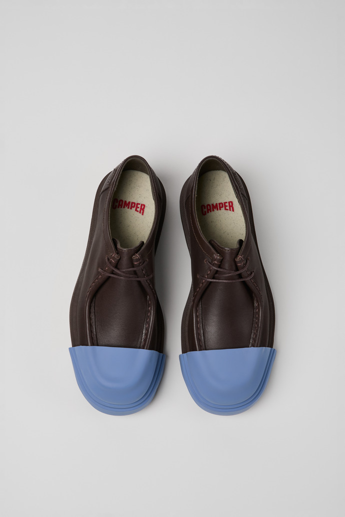 Camper Junction - Brauner Lederschuh für Damen.