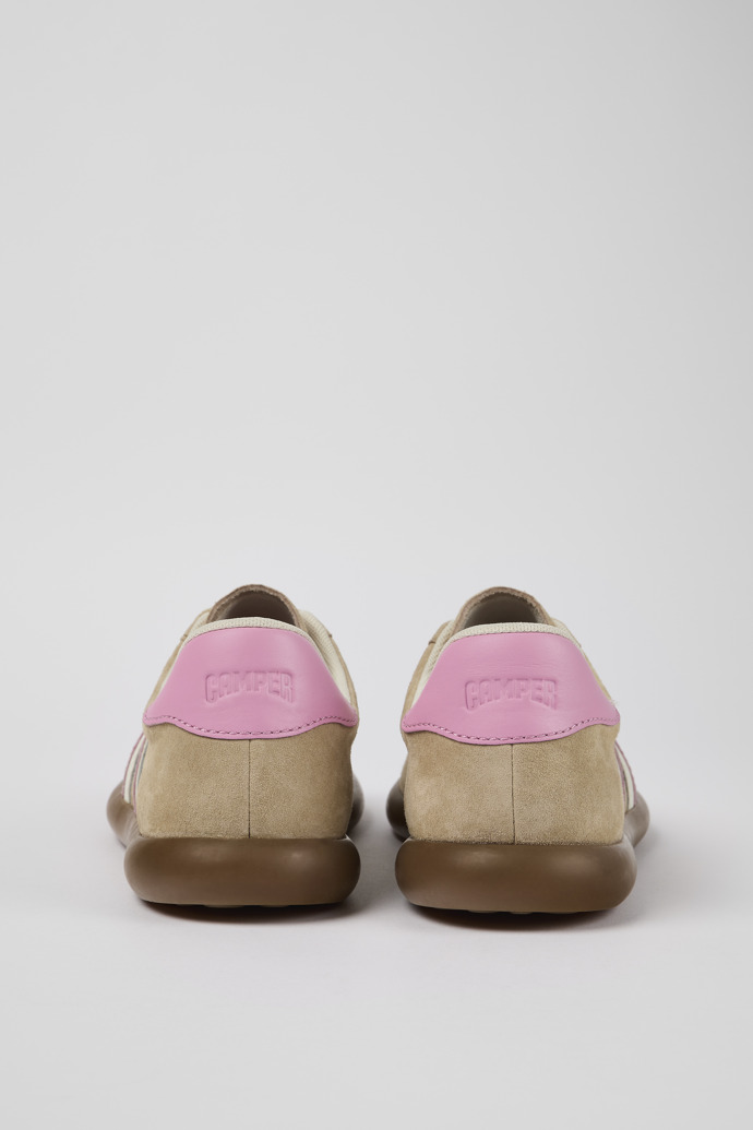Camper Pelotas Soller - Beiger Damensneaker aus Nubukleder/Leder