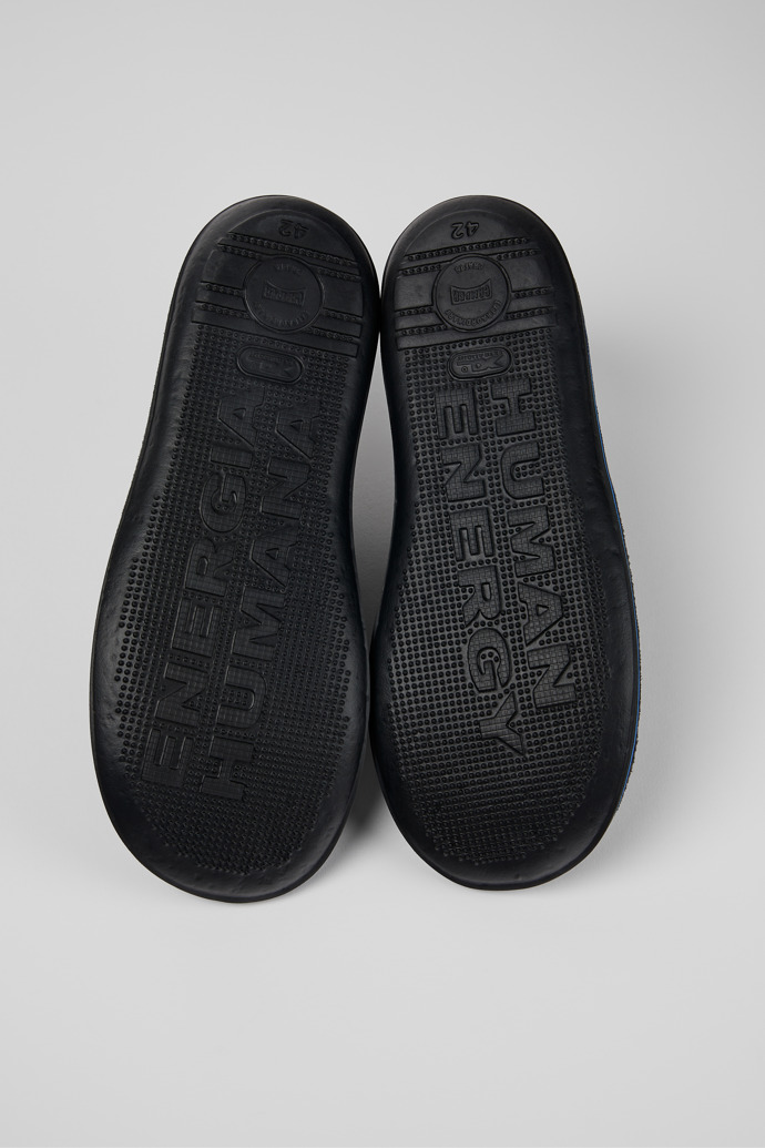 Camper Beetle - Graue Herrenbasketballstiefel aus Textil/Nubukleder