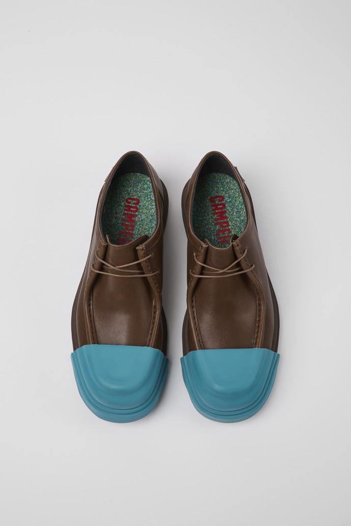 Camper Junction - Brauner Herrenschuh aus verantwortungsvollem Leder