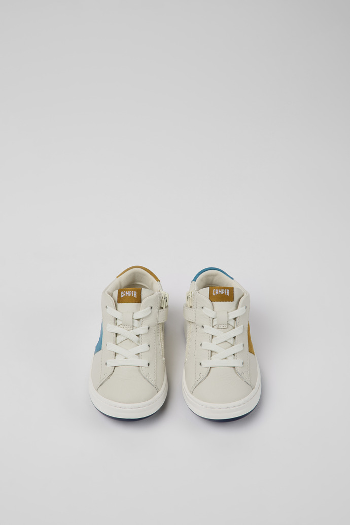 Camper Twins - Weißer Kindersneaker aus Leder