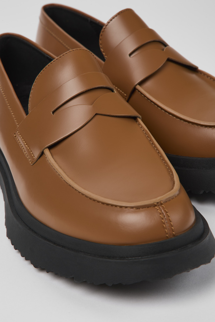 Camper Walden - Brauner Herrenloafer aus Leder