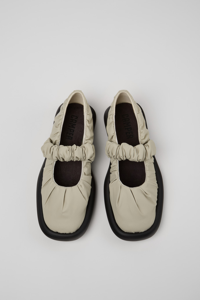 Camper Onda - Grauer Mary Jane-Damenschuh aus Textil
