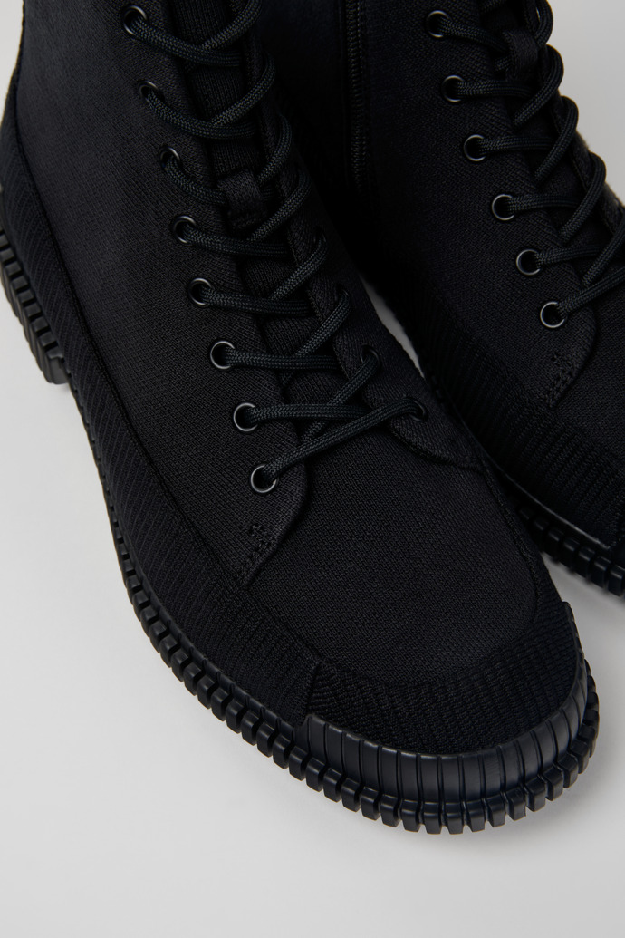 Camper Pix TENCEL® - Schwarzer Schnürstiefel für Herren