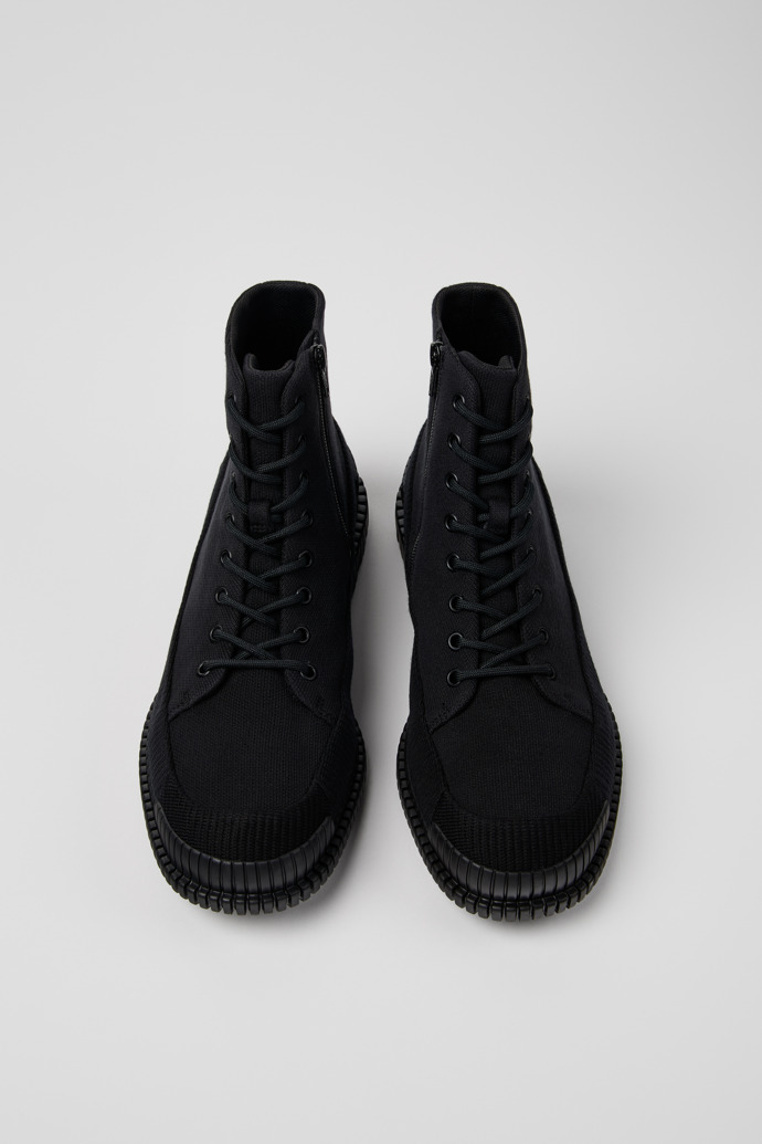 Camper Pix TENCEL® - Schwarzer Schnürstiefel für Herren