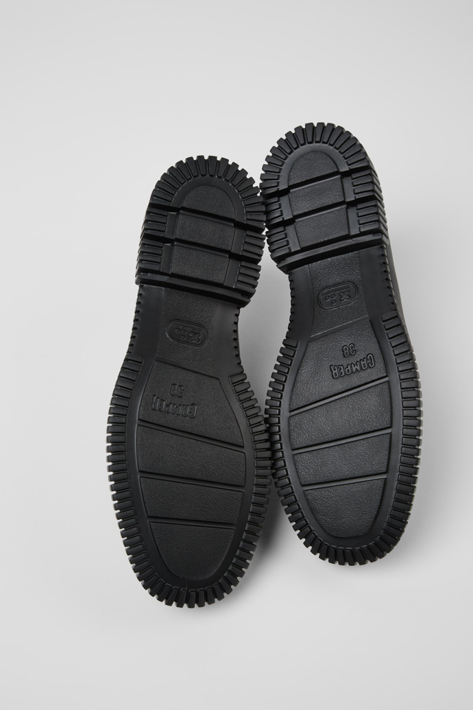 Camper Pix - Schwarzer Lederschuh für Damen.