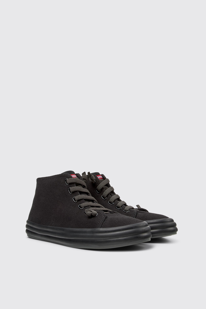 Camper Hoops - Schwarzer Damensneaker aus Textil