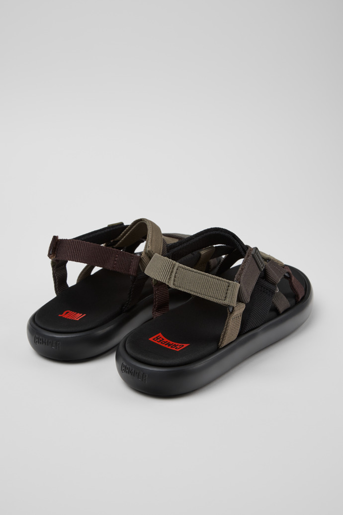 Camper Twins - Mehrfarbige Sandalen aus Recycling-PET für Herren.