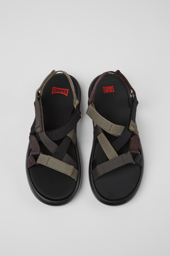 Camper Twins - Mehrfarbige Sandalen aus Recycling-PET für Herren.