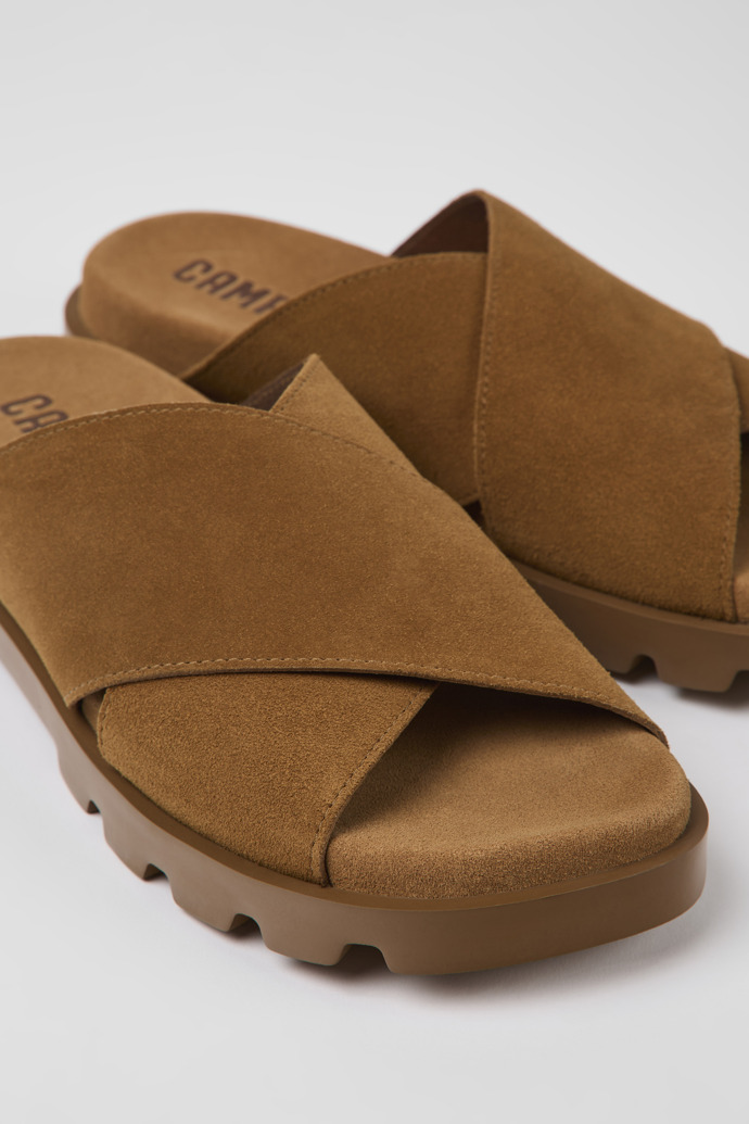 Camper Brutus Sandal - Damensandale aus Nubukleder in Braun