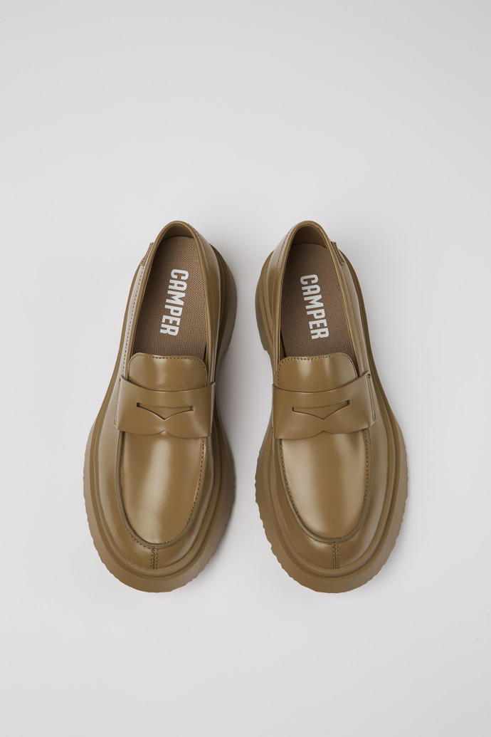 Camper Walden - Braune Lederloafer für Damen