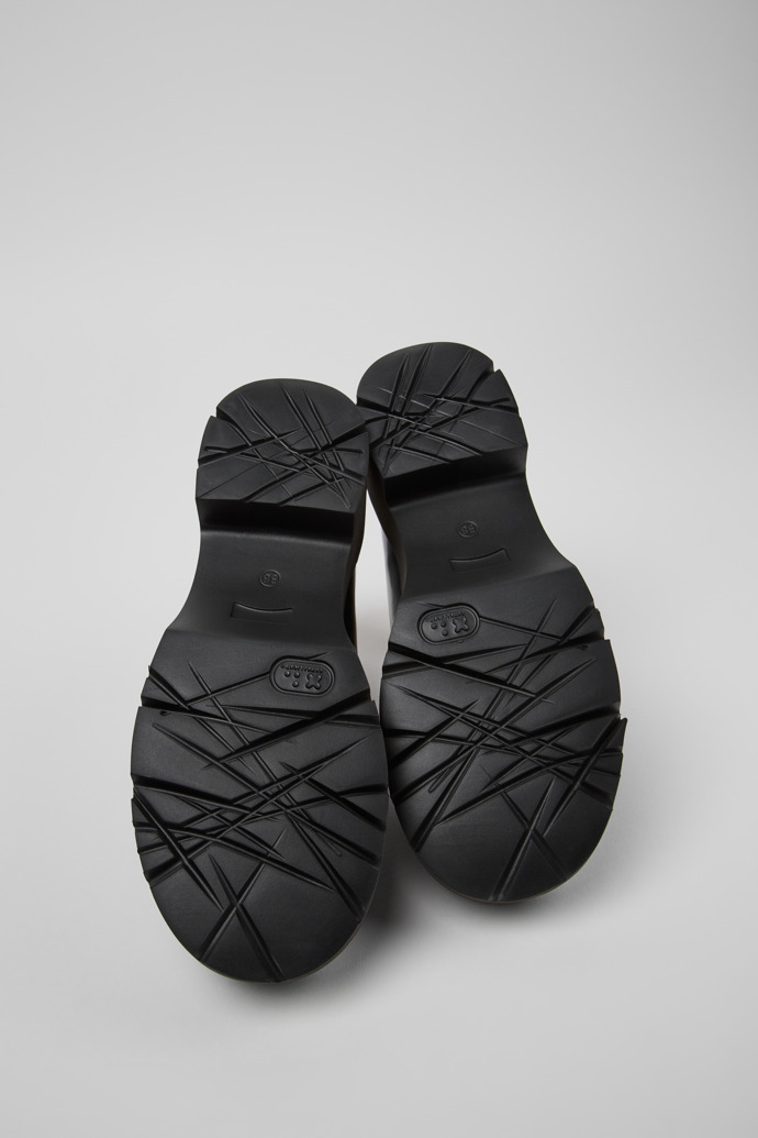 Camper Milah - Grüne Mary Jane-Lederschuhe für Damen