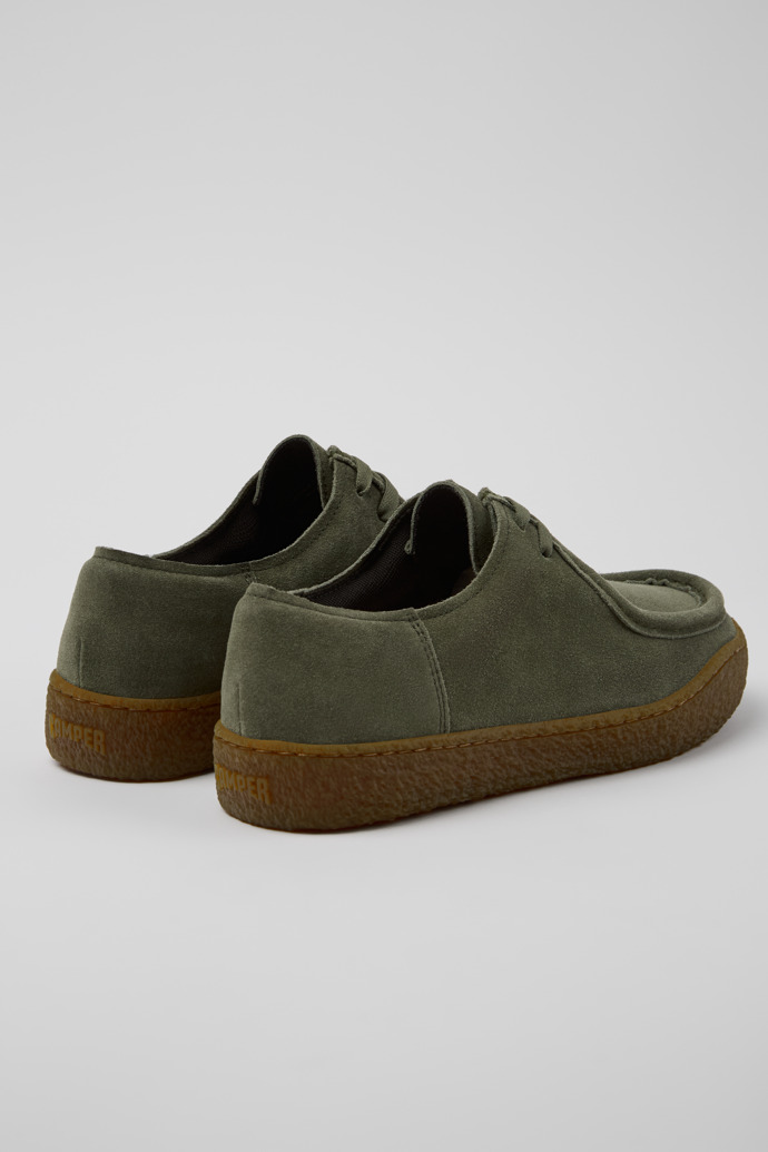 Camper Peu Terreno - Grüner Herrenschuh aus Nubukleder.