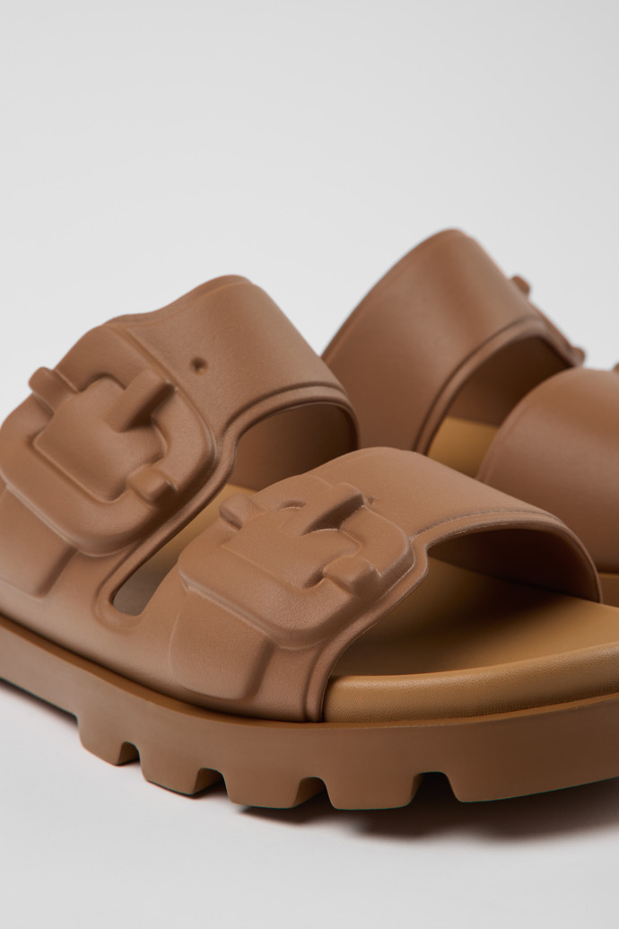 Camper Brutus Sandal - Braune EVA-Sandale für Damen.