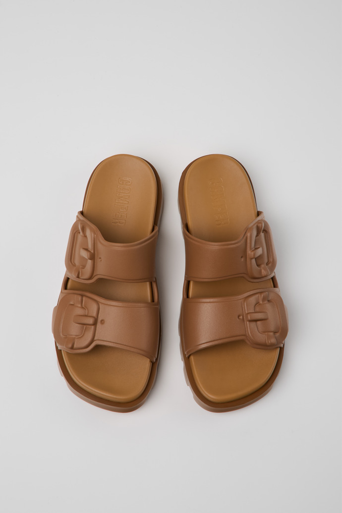Camper Brutus Sandal - Braune EVA-Sandale für Damen.