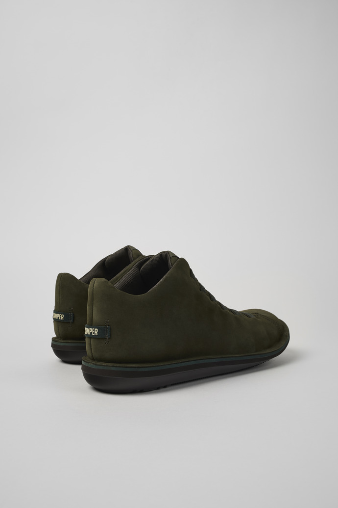 Camper Beetle - Grüner Sneaker aus Nubukleder