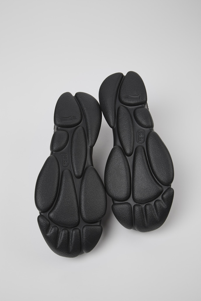 Camper Karst Sorona® - Grau-schwarze Herrensneaker aus Textil