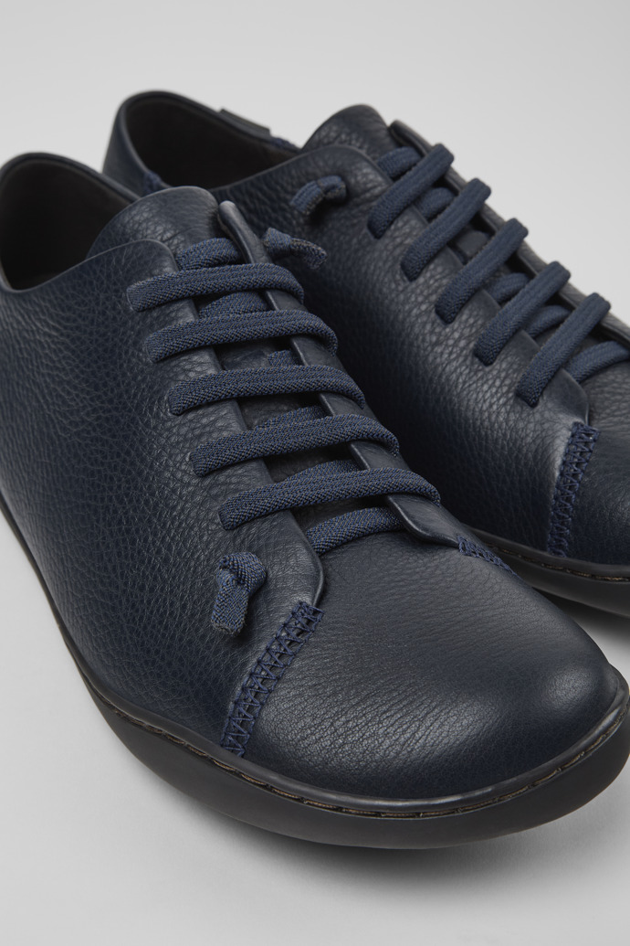 Camper Peu - Blauer Herrenschuh aus Leder.