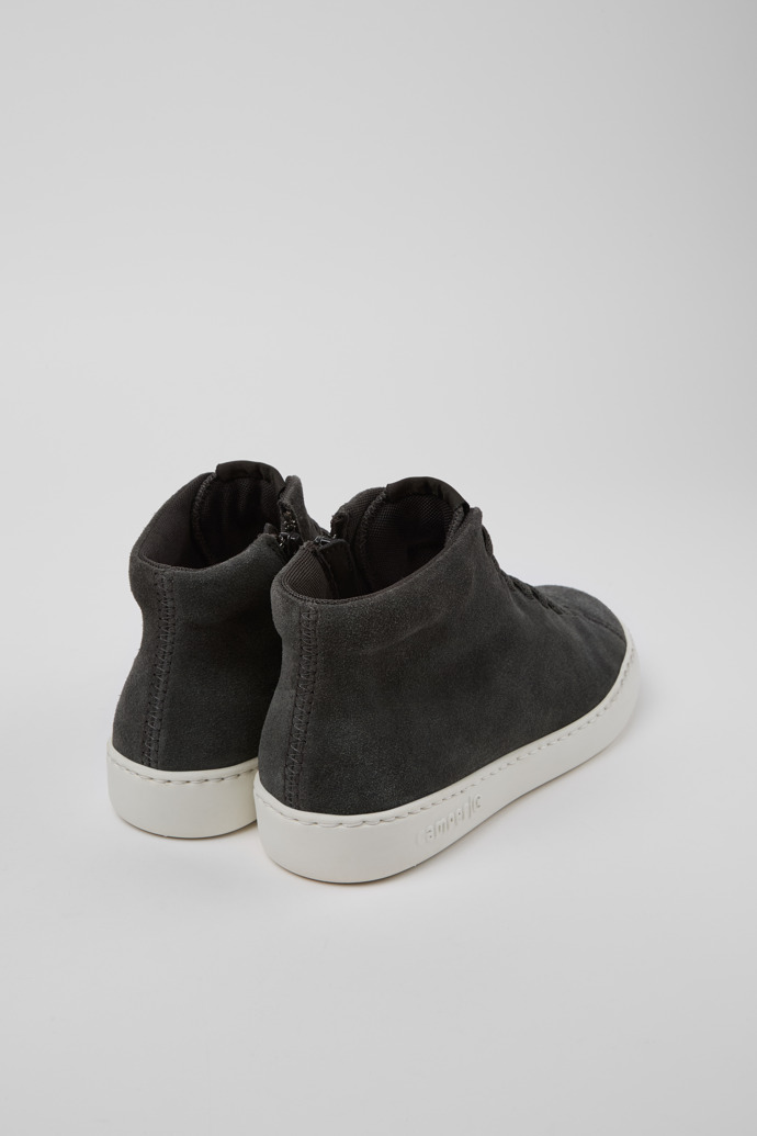Camper Peu Touring - Graue Damenstiefelette aus Nubukleder
