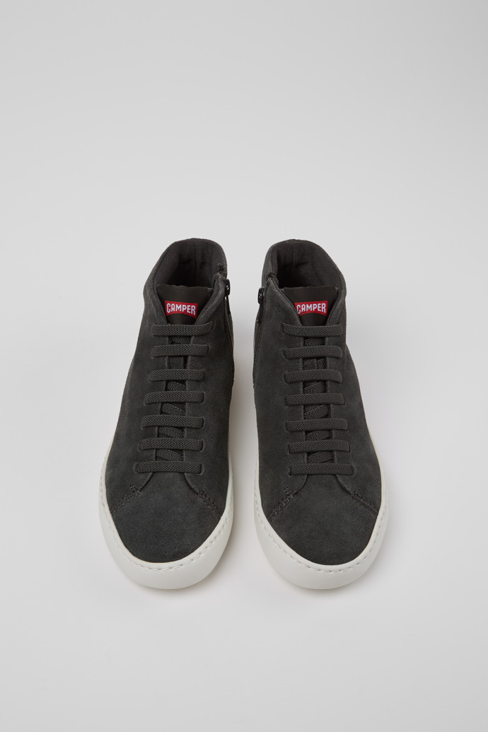 Camper Peu Touring - Graue Damenstiefelette aus Nubukleder