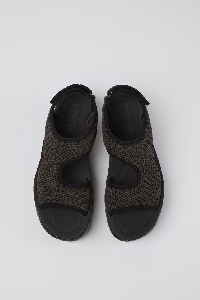 Camper Oruga Up - Graue Damensandale aus Textil